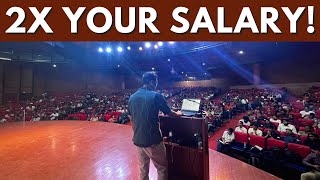 My salary went from 10,000 to 5L AFTER I learned these skills | Get promoted fast & 2X your salary