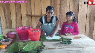 😋😋Con ricos tamales consiento a mi esposo e hijos mientras siembran maíz en el campo 😀😀