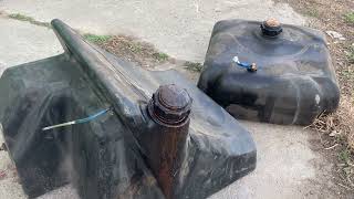 Cleaning Decades Old Varnished Snowmobile Gas Tanks