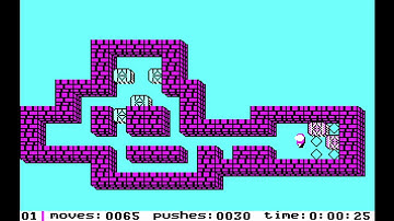 Soko-Ban MS-DOS Variant, Level 1