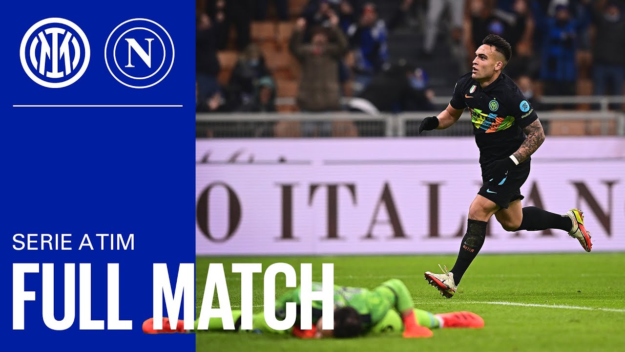 FULL MATCH  INTER vs NAPOLI  202122 SERIE A TIM   MATCHDAY 13 