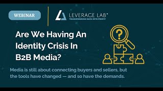 B2B Media: Are we having an identity crisis?