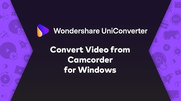 Convert Video from Camcorder - Wondershare UniConverter (Win) User Guide