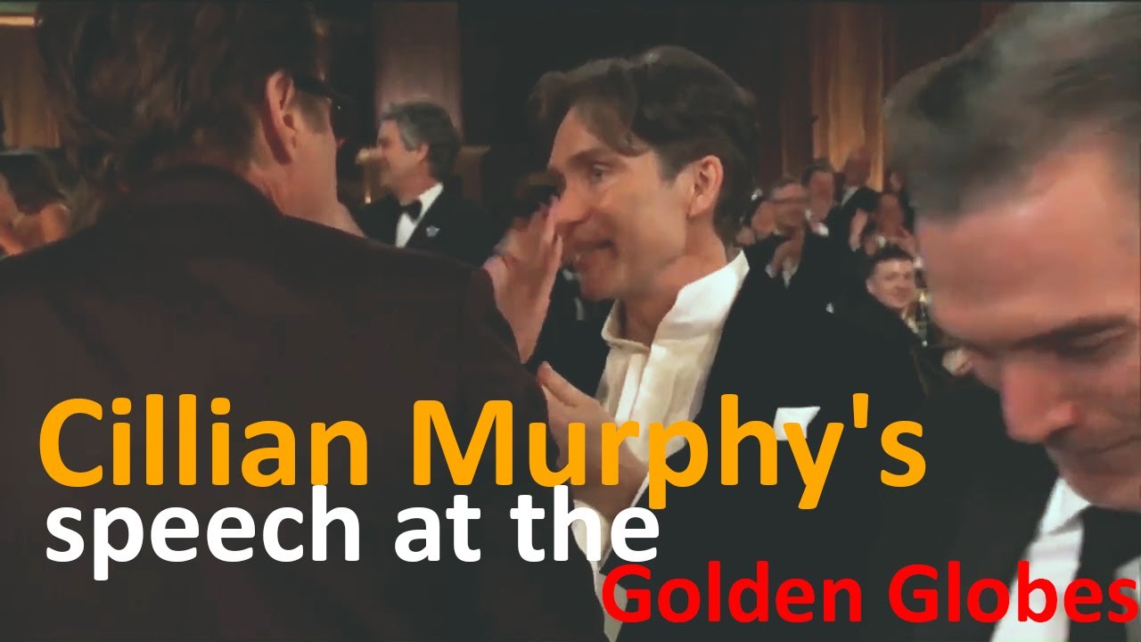 Cillian Murphy's speech at the Golden Globes