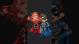 Ryder Pawpatrol And Katie Glow Up Into Batman And Wanda Maximoff - Pawpatrol Cartoon Offical #short