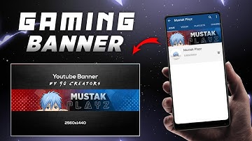 🔥How to make Pubg/Freefire Banner for Gaming Channel | Make Gaming channel banner in Android