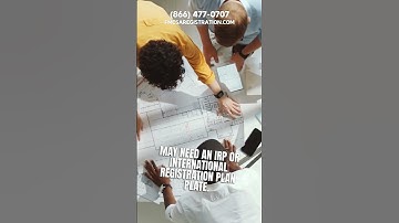 Semi Truck License Plates