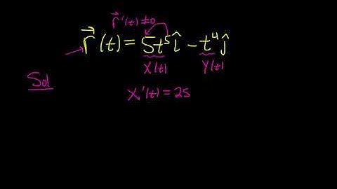 Larson Calculus 12.2 #28: Determine the Intervals on which the Curve r(t) = 5t^5i - t^4j is Smooth