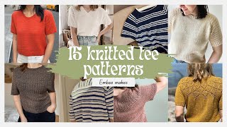 15 knitted tee patterns (part 2) | Embee makes