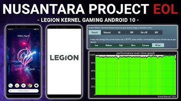 REVIEW NUSANTARA PROJECT EOL + LEGION KERNEL REDMI NOTE 8 GINKGO CUSTOM ROM GAMING