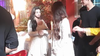 YRKKH New Cast Garvita Sadhwani Meet Old Cast Shivangi Joshi at Rajan Shahi Iftaar Party