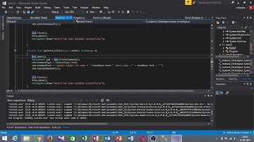 Insert, Update, Delete, View,  and Search data from database in C# .net