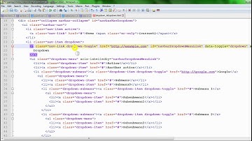 Bootstrap Drop Down Sub Menu