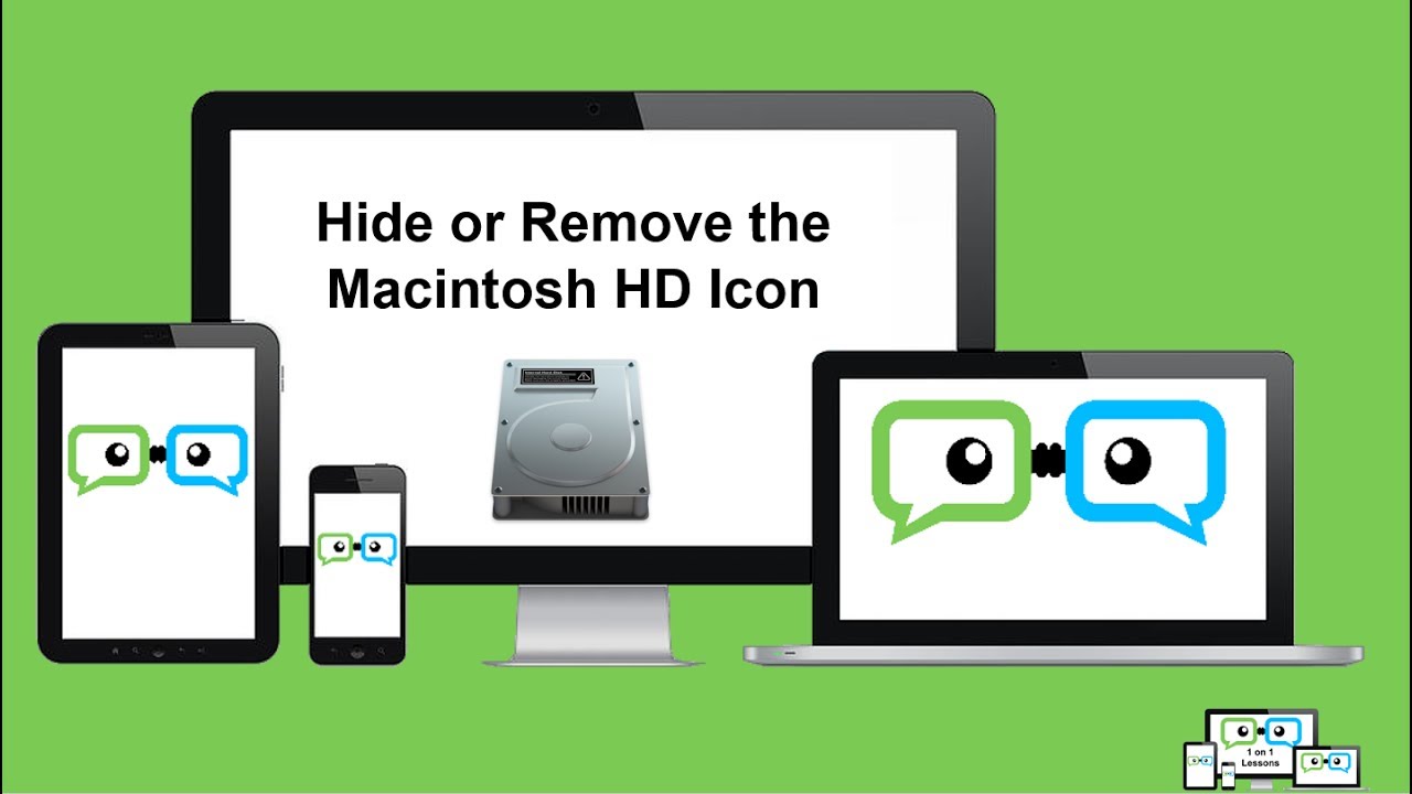 How To Hide Or Remove The Macintosh HD Icon From Your Desktop YouTube