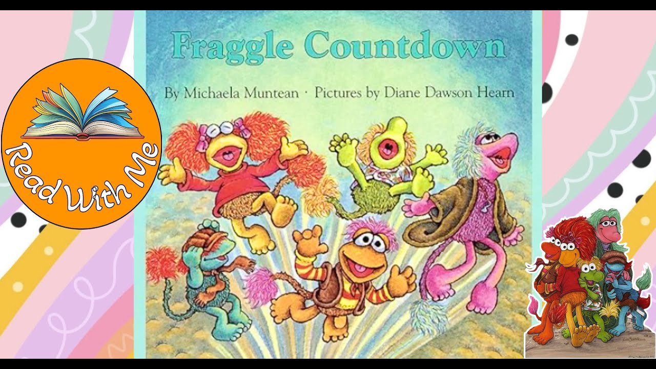 Fraggle COUNTDOWN Book - Read Aloud Book for Kids - Learn your NUMBERS - Retro Fraggle Rock Book