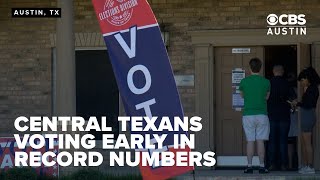 Record-breaking week of early voting nears close in Travis County
