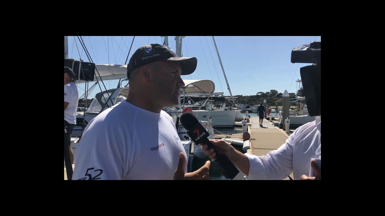 2018 Cock of the Bay yacht race - pre race Interview with Chris Dare AMBITION