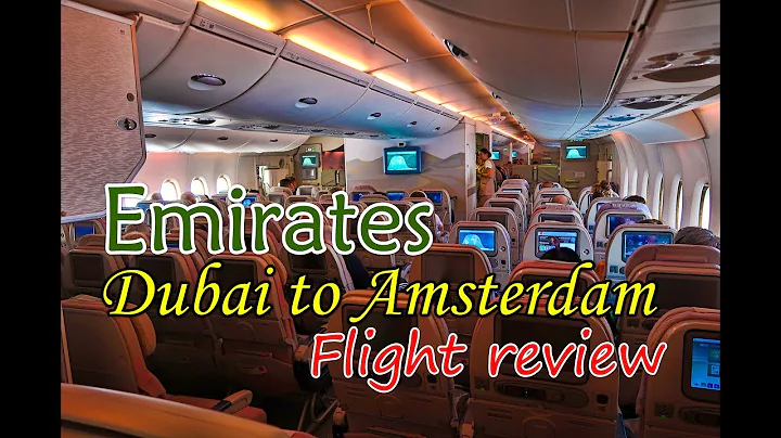 Emirates A380-800 Dubai to Amsterdam Economy flight review - Food & In-flight Entertainment