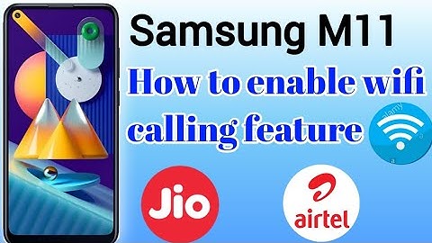 Samsung M11 ma wifi calling enable kaise kare l how to enable wifi calling feature Samsung m11 l