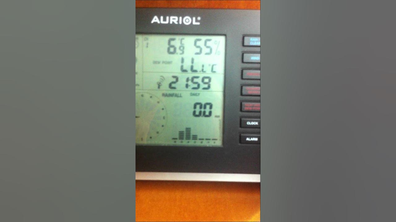AURIOL WEATHER STATION INSIDE EQUIPMENT YouTube