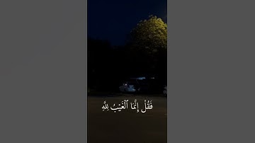 سورة يونس آية 20.   ويقولون لولا أنزل علية آية من ربة #قران_كريم #قرآن #قرآني_جناتي #عبدالرحمن_مسعد