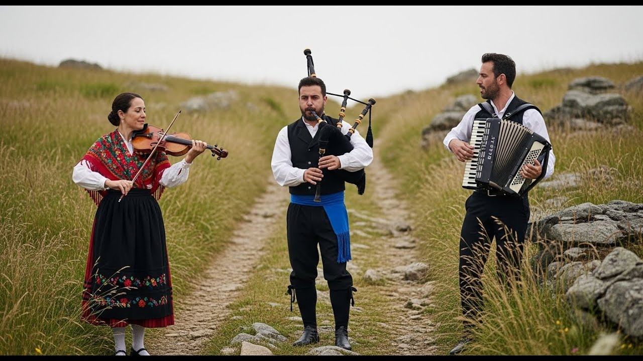 Туманные рассветы Галисии древняя музыка ветра и гор Celtic Instrumental Music