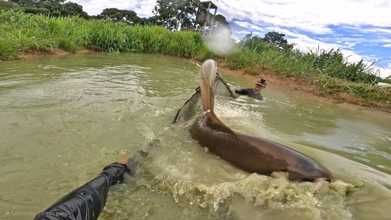 O PENEIRÃO AGORA PASSOU DOS LIMITES PEGOU UM PEIXE MAIOR QUE ELE!