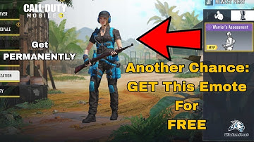 Another Chance: GET FREE Emote Warrior