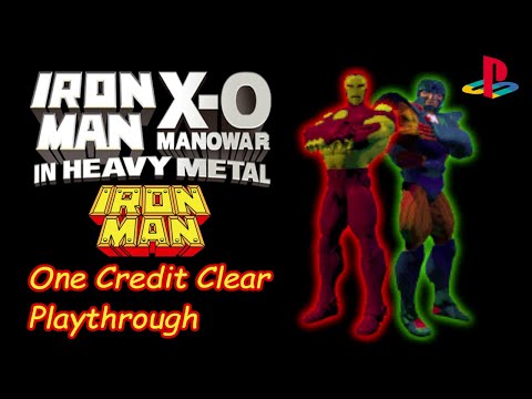 Iron Man X-O Manowar in Heavy Metal (Sony Playstation) | Iron Man | 1cc Playthrough