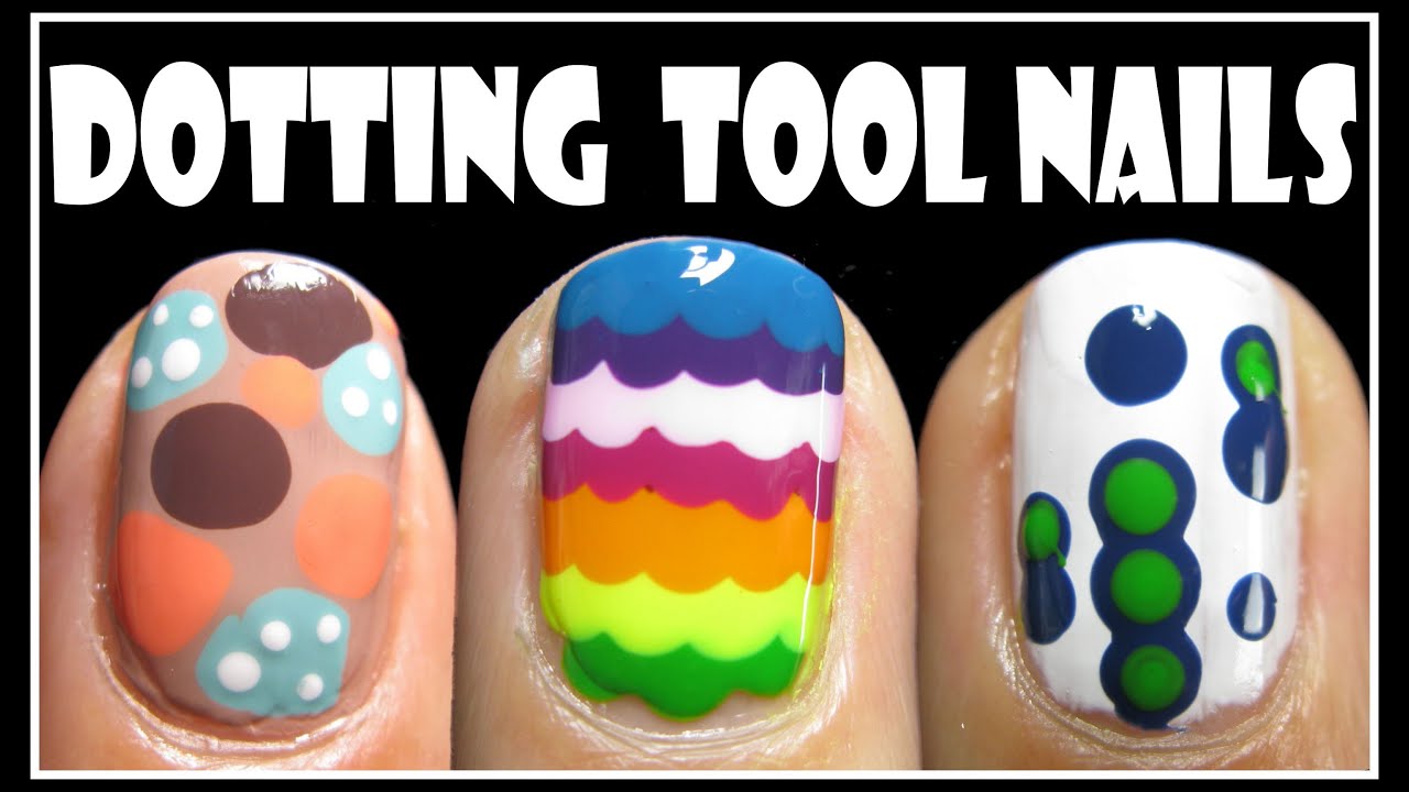 9. Dotting Tool Nail Art for Short Nails - wide 8