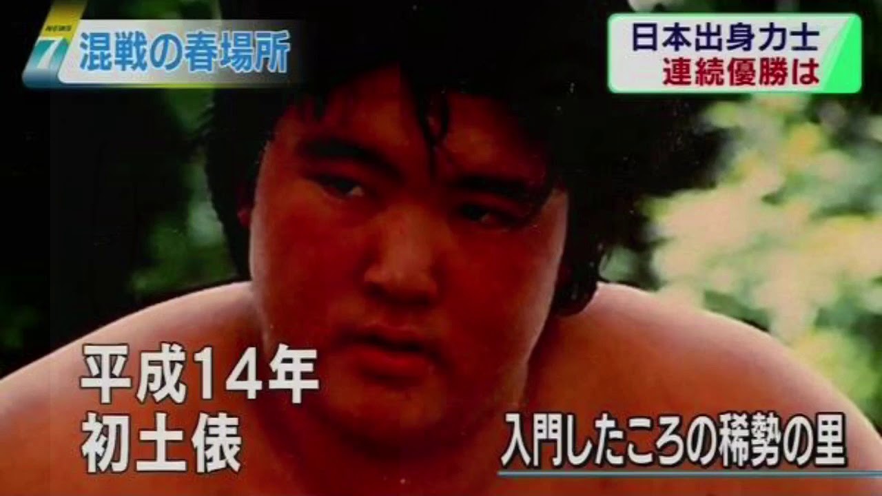 稀勢の里 スタートライン Youtube