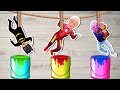 슈퍼히어로 강이 아이언맨 배트맨 색깔 맞추기 놀이 Wrong Superheroes Learn colors