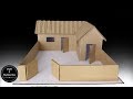 A small Cardboard House (with dimensions)- How to make