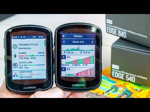 GARMIN Edge 840 Solar Bundle GPS bike computer + HRM, cadence & speed  sensors