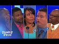 ALL-TIME GREATEST MOMENTS in Family Feud history!!! | Part 7 | TOP 5 “Good answer! Wait... WHAT?”