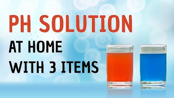 How to make Universal Indicator - PH Solution At Home with 3 items Only! Chemistry Science