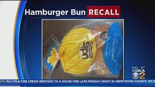 Conagra Brands Hamburger Bun Recall