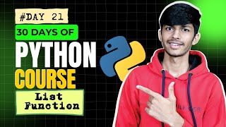 List Comprehension || List Function in Python || 30 Days of Python || GIM(Python Playlist)
