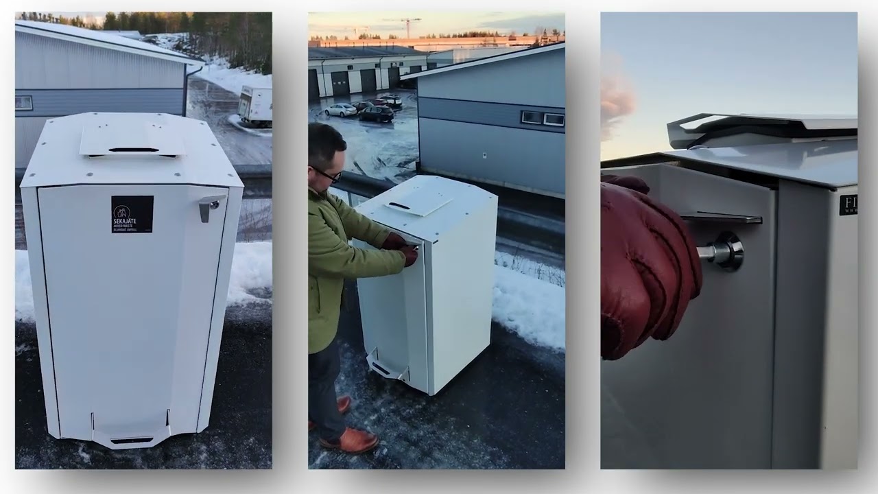 Ekocity Recycling Bin | Durable Trash Can for Urban Spaces