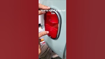 How to install vw bus tail lite