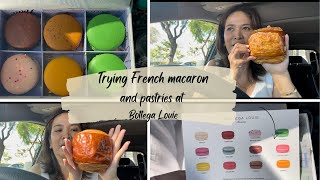 WHAT I EAT AT BOTTEGA LOUIE. TRYING THE POPULAR FRENCH MACARON IN LA? BOTTEGA LOUIE