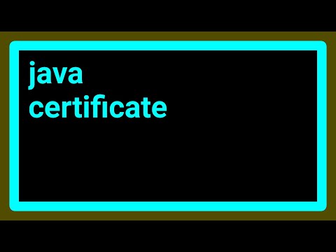 Which trusted root certificates are included in Java?