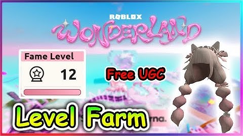 [Event] Roblox Wonderland Script - Level Farm (Free UGC)