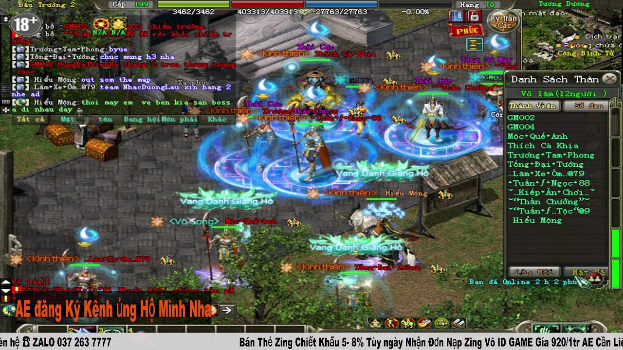 Chung kết TAM Đại Anh Hào  ( Võ Lâm Miễn Phí )