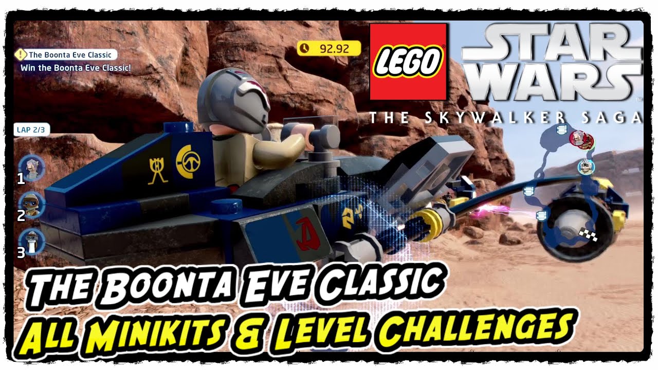 Классические мини-наборы Lego Skywalker Saga The Boonta Eve и испытания уровней