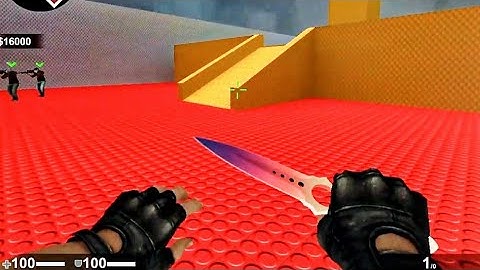 STRIKE PORT DESTRUCTION | SKELETON KNIFE FADE SKIN MOD | CSGO MOBILE | OFFLINE FPS ANDROID GAMEPLAY