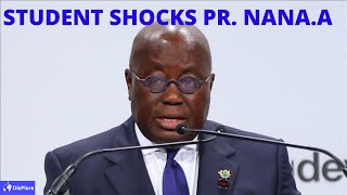 Brave Ugandan Student Shocks Pr.Nana Akufo-Addo with Question About Ugandan President Y. Museveni