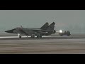 DCS World 4K - MiG-31 Take off *LOUD*