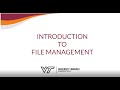 Introduction to File Management