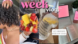 WEEK VLOG: CREATING HABITS FOR 2024 + 75 HARD CHALLENGE + MY NATURAL HAIR + GETTING MYSELF TOGETHER